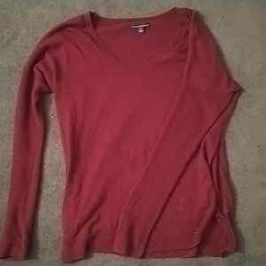 Womens dark red american eagle outfitters size S sweater